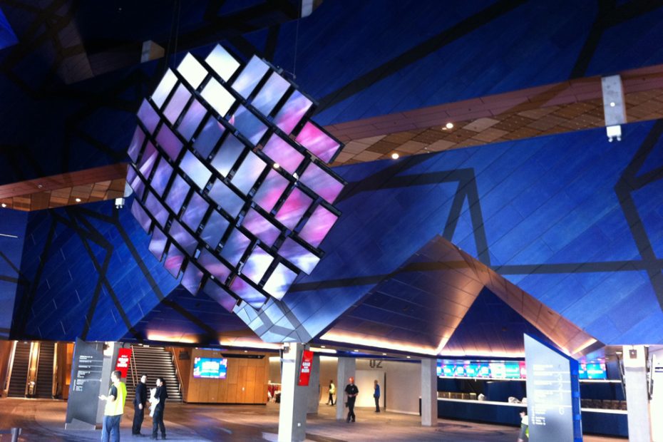 curved giant LED screens